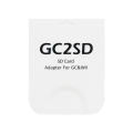Hot Selling Memory Card Adapter for Micro SD Plug and Play Memory Card Slot Adapter for GameCube Wii Game Consoles Accessories. 