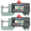 fasdaga 2X Portable Precise Digital Thickness Gauge Meter Metal Tester Micrometer 0 to 12.7mm. 