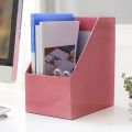 Kraft Paper Magazine Rack Bookend Large Book Stand File Holder Foldable Documents Organizer Office Storage Rack. 