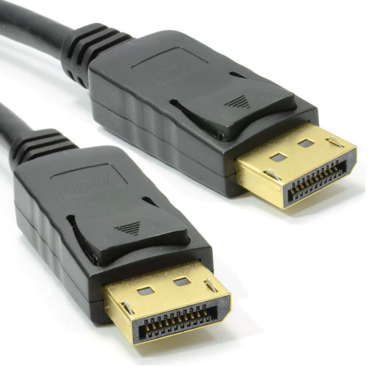 Monitor Display Plug 1m DisplayPort Cable Plug to Plug HD Display Port Monitor Lead Locking ...