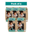 Bambo Nature Baby Diapers Size 6 XXL (15+ kg) – 18 pcs (Pack of 5)  Pants Style | Eco-Friendly, Soft & Sensitive Skin Safe Diapers. 