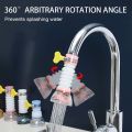 Flexible Kitchen Head Movable 360° Rotatable Tap Big 10CM - Pink. 