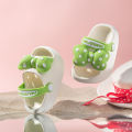 New Kids Slippers Summer Wholesale Cute Cartoon Soft Sole Indoor & Outdoor Baby Sandals Anti Slip Breathable Hole Shoes. 