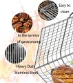 New Barbecue BBQ Grill Plate Mesh Net Mesh Wire Handle. 