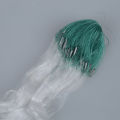 25m Clear White Green Monofilament Fishing Fish Gill Net w Float. 