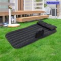 Ashunqiwen Eco-Friendly Flocking Fabric Car Inflatable Mattress Ultra-Soft Travel Bed with Thickened Cushion for Comfortable Road Trips. 