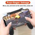 PUBG Mobile Game Controller [4 in 1] - Mobile Gaming Triggers Phone Gamepad Joystick Phone Holder. 