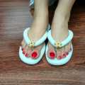 Chinese Style White Slippers for Girls | Deluxe shoes Waterproof Chappal for Women | Washable chappal for girls with high quality and low price. 