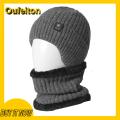 Oufeiton Mid-aged Winter Hat Wo Winter Beanie 's Winter Knit Hat with Ear Protection Warm Stylish Headwear for Outdoor for Dad. 