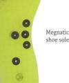 Magnetic Acupressure Insoles, 1 Pair Thin Soles with Magnetic Pressure Points Cuttable Foot Massage Inserts, Foot Therapy Reflexology Pain Relief Shoe Insoles. 