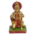 Golden Hanuman Statue For Dashboard. 