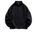 New Cool Chain Comfortable Terry Cotton Quarter Zip Sweatshirt For Men. 