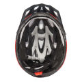 Black/Red Plastic Bicycle Helmet With Back Light. 