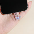 Butterfly Phone Dust Plug Hanging Ornament Mobile Pendant Decoration For Phone Layor. 