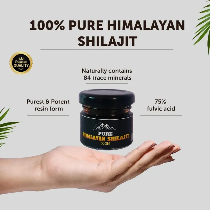 Pure Himalayan Shilajit Resin 50gm 100% Original | Daraz.com.np