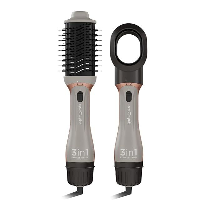 Ikonic%203%20in%201%20Express%20Styler%20,%20Professional%20Volumizer%20Blow%20Dryer%201200W%20Hot%20Air%20Brush%20for%20Women%20Innovative%20Air%20Flow%20Vents%20Mixed%20Styling%20Bristles%20Ceramic%20Titanium%20Tourmaline-Coated%20Brush%20Head,%20Multi%20Hair%20Styler%20for%2075%25%20shinier%20blowouts%20results%20-%20Image%202