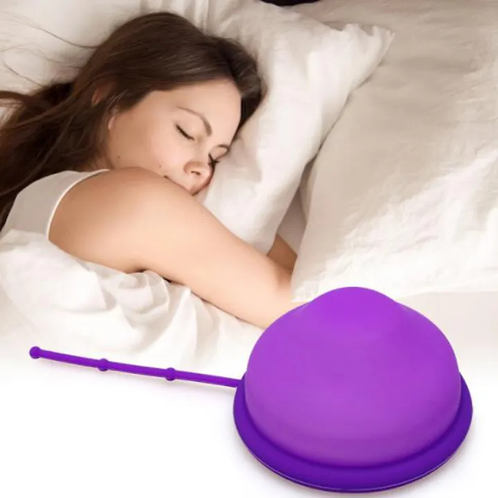 Menstrual Cup Disc Extra-Thin Silicone Menstrual Disk Tampon Or Pads ...