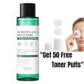 Some By Mi AHA BHA PHA 30 Days Miracle Toner (150ml) with 2% Niacinamide + Free 50 Toner Puffs | Korean Skincare for Clear & Bright Skin. 