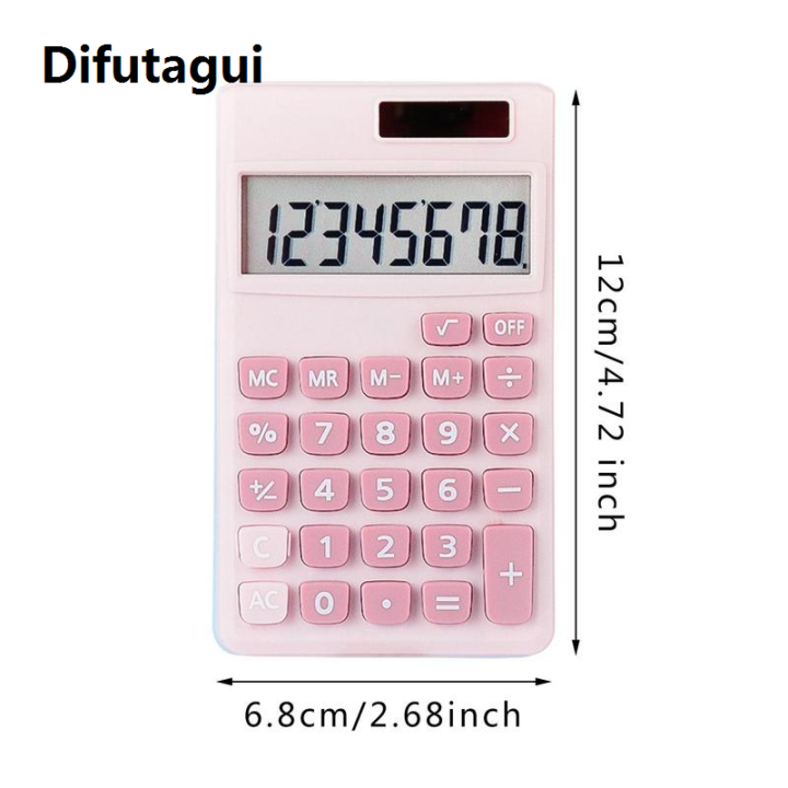 Difutagui%20Fifty%20percent%20discount%20Student%20Calculator%20Creative%208%20Digit%20Small%20Student%20Solar%20Battery%20Powered%20Calculator%20Portable%20Handheld%20Calculator%20-%20Image%206