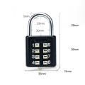 Padlock Zinc Alloy Suitcase For Luggage Travel Code Smart Lock Code Keyed Anti-thieft Lock 8 Digits Password Code Combination. 