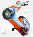 Gulf Battery Operated Vespa-Type Ride-On Bike. 