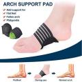 Foot Arch Support Plantar Fasciitis Heel Pain Aid Foot Run-Up Pad Feet Cushioned Cushioned Shoes Insole Sports. 