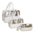 Travel Toiletry Bag, Clear Toiletry Bag Set, 3 Pcs Toiletry Bag for Skincare Products, Portable Wash Bag Shower Bag C. 