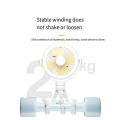 OYPFXMI White Portable Rechargeable Baby Stroller Fan Clip-on Octopus Night Light Mini Personal Handheld Portable Fan. 