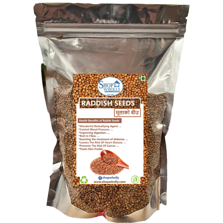 SHOP WHOLLY Radish Seed ( Mula Ko Biu) 200 gm