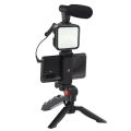 Luxury Video: for selfie light , tripod for applicable, accessories, blog, video kit, mobile phone, DSLR camera, video recording, 360 LED remote control with microphone, live streaming. 