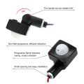 AC85-265V IP65 Motion Sensor Adjustable PIR Switch Ultrathin LED Light PIR Outdoor Motion Sensor Detector,10Mm Black. 