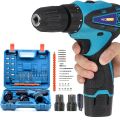 Dan Iron Tool 12Volt Cordless Drill Machine With Reversible Function Screwdriver. 
