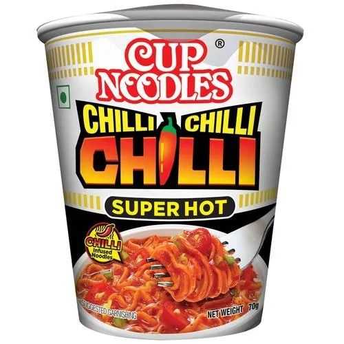 Nissin Chilli Chilli Chilli Super Hot Cup Noodles 70gm