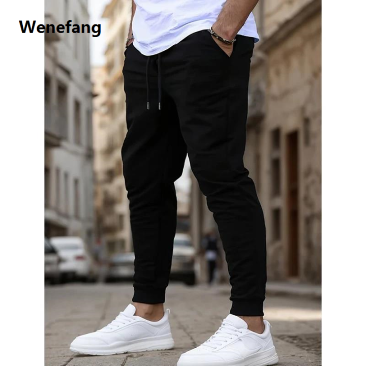 Wenefang%20Summer%20Men's%20Joggers%20Ideal%20for%20Running%20Fitness%20Breathable%20High%20Quality%20Sweatpants%20for%20Workout%20Fashion%20Casual%20Trousers%20-%20Image%204