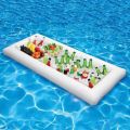 Summer PVC Inflatable Serving Bar Multi-functional Lightweight Inflatable Floating Tray Portable Drink Tray Pool Float Tray Picnic. 