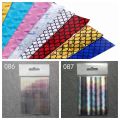 Artificial 20 colors Metal Hard Baits Holographic Adhesive Film Fly Tying Material Fishing Lure Flash Tape Change Color Sticker. 