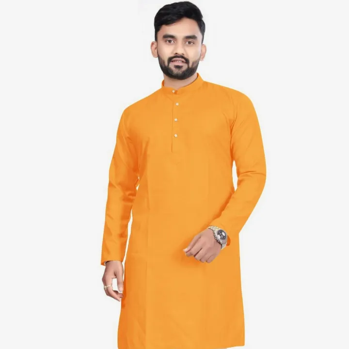 Yellow%20Cotton%20Pandit%20Kurta%20For%20Pooja%20Brataband%20For%20Men%20(Kurta%20Only)%20-%20Fashion%20%7C%20Kurtha%20For%20Men%20%7C%20Men'S%20Wear%20-%20Image%205
