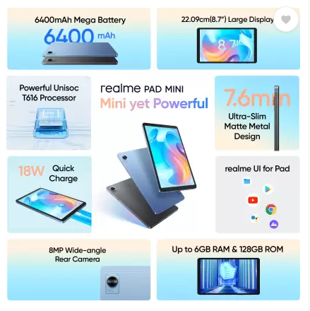 realme%20Pad%20Mini%204%20GB%20RAM%2064%20GB%20ROM%208.7%20inch%20with%204G%20Tablet%20(Grey)%20-%20Image%204