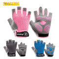 Profesional 1 Pair Kids Cycling Gloves Half Finger Bike Gloves Non-Slip Mitten Outdoor Sports Roller Skating Gloves for Boys and Girls. 