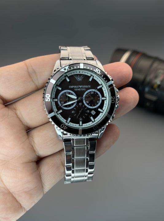 Emporio%20Armani%20Classic%20Round%20Quartz%20Brown%20Dial%20Men%20Watch%20-%20Image%203