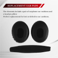 ARELENE A pair of black ear cushions with pad for QC3 Quiet Comfort 3 headphones. 