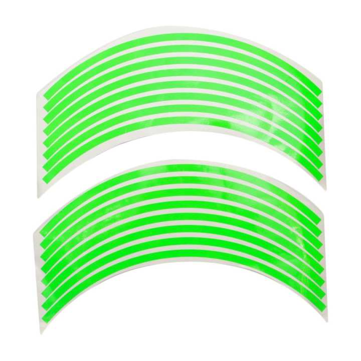 Green Color Radium Rim Sticker For Duke 350 | Daraz.com.np