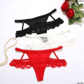 Kexi StoreECMLN Lace Thong Panties Women Transparent Mesh Thin Strap Underwear Seamless See Through Bikini Underpants Sales promotion. 