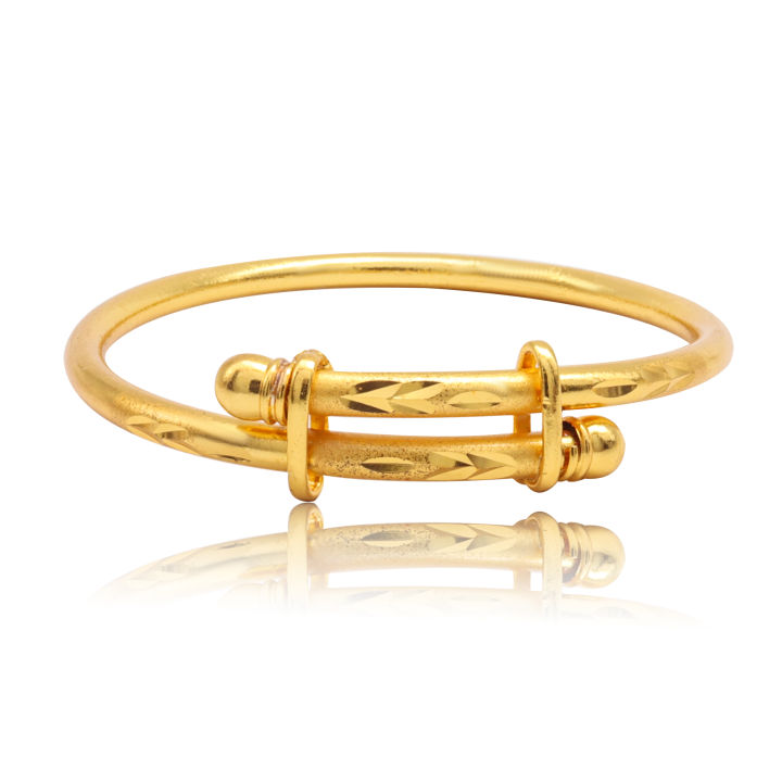 Gold Plated Panchadhatu Free Size Bala For Women