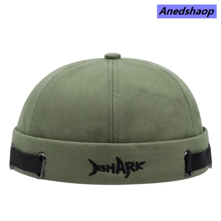 Anedshaop%20Vintage%20Brimless%20Hat%20Breathable%20Shark%20Beanie%20Hat%20Cotton%20Retro%20Men%20Original%20Adjustable%20Docker%20Cap%20Literary%20Sailor%20Cap%20Women%20Hip%20Hop%20Hat%20-%20Image%202