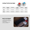 Fantech Maxfit81 MK910 Wireless Bluetooth 75% Mechanical Keyboard Gaming ABS-Black(Blue Switch). 