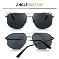 GREY JACK Full Frame Polygon Shape Polarized Sunglasses for Men Women GJ2307. 