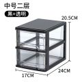 【Hot New Release】Organizer Storage Drawer Type Box Drawers Desktop Plastic Desk Jewelry Cabinet Container Table Case Sundries Makeup Trays. 