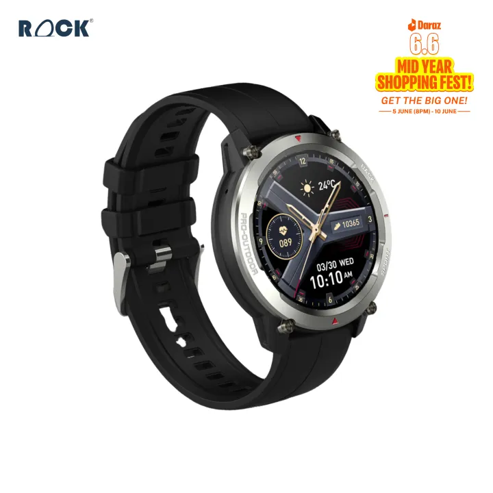 ROCK%20Move%20Smartwatch%20ll%201.43%E2%80%B3%20AMOLED%20display%20466%20x%20466%20ll%20Advanced%20SingleSync%20Bluetooth%20Calling%20ll%20Vcare,%2024/7%20Health%20Tracking%20Sensor%20ll%20%20100+%20sports%20modes%20ll%20SOS%20ll%20IP68%20Waterproof%20Smart%20Watch%20-%20Image%202