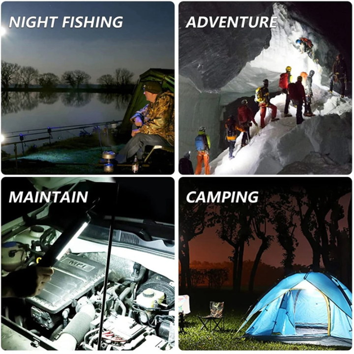 2PCS%20LED%20Flashlights%20Rechargeable%20Work%20Light%20with%20Magnetic%20Base%20and%20Hanging%20Hook%20Floodlight%20for%20Car%20Repair%20Lighting%20Easy%20Install%20Easy%20to%20Use%20-%20Image%206